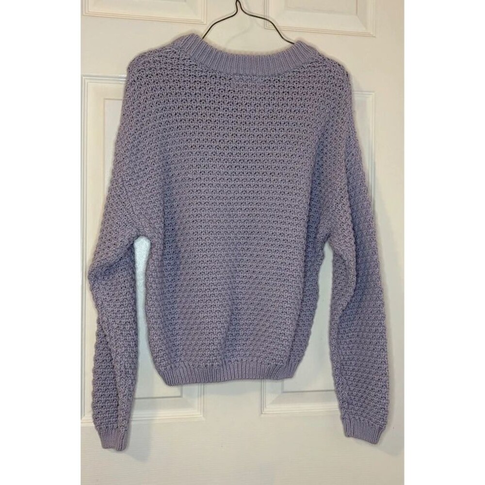 Universal Thread Chunky Lavender Sweater Small - Picture 2 of 6